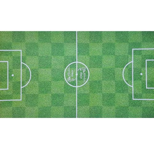 Csocsó pályapapír, rövid, zöld fűmintás SARDI, nem átfordulós kapushoz