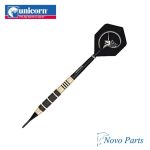 Dart szett Unicorn Core Plus Win, soft, 17g, Blk/Gld, brass