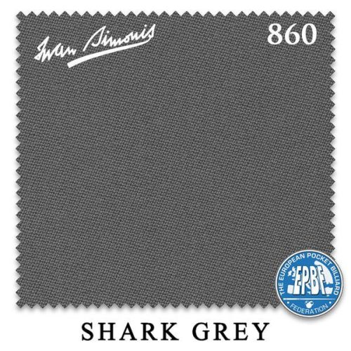 Posztó Simonis 860 shark grey 198cm