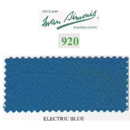 Posztó Simonis 920 Electric Blue, 195cm