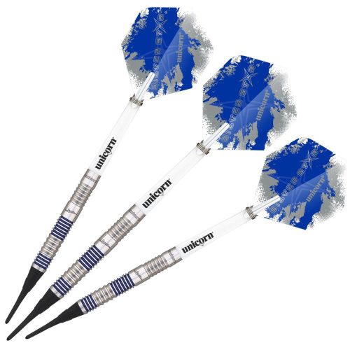Dart szett Unicorn soft 18g, SILVERSTAR Gary Anderson, 80% wolfram