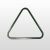 Háromszög műanyag 2,1/4-es, 57,2 mm-es golyókhoz