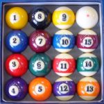 Golyókészlet Super Aramith Pro Pool 2,1/4 normál méretű