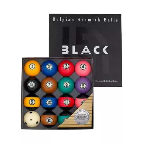 Golyókészlet Tournament "Duramith" Pro Cup TV Black 57,2mm