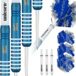 Dart szett Unicorn steel Gary Anderson Blue Silverstar, 23g, 80% wolfram