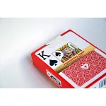 Póker kártya, piros, Fournier EPT, 100 % plasztik, Jumbo Index