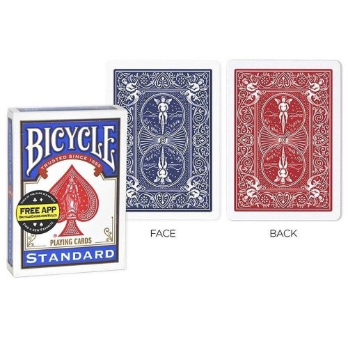 Bűvész kártya Bicycle Double Back piros/kék hátlapokkal