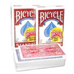 Bűvész kártya Bicycle Short Decks, piros hátlappal