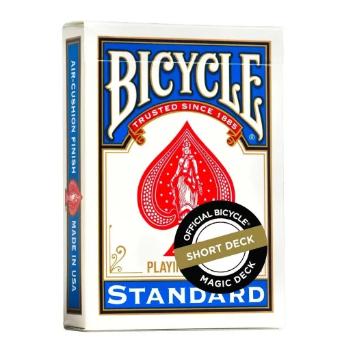 Bűvész kártya Bicycle Short Decks, kék hátlappal