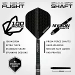 Dart szett Winmau steel BLACK OUT 90% wolfram 21g