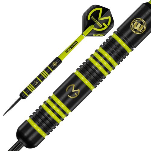 Dart szett Winmau steel MvG Ambition 24g, BRASS