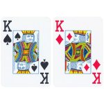 Póker kártya 100% plasztik COPAG WSOP 2024, Jumbo index, fekete-piros dupla pakli