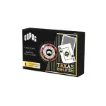 Copag Texas hold'em póker kártya fekete GOLD Range 100% plasztik, kártyaőrrel
