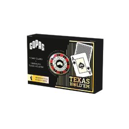 Copag Texas hold'em póker kártya fekete GOLD Range 100% plasztik, kártyaőrrel