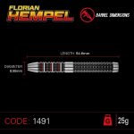 Dart szett Winmau steel Florian Hempel 23g, 90% wolfram