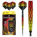 Dart szett steel Winmau Firestorm Flame Tapered 21g, 90% wolfram