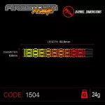 Dart szett steel Winmau Firestorm Flame Parallel 24g, 90% wolfram
