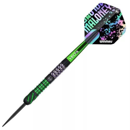 Darts szett steel Winmau Mike Maloney SS1, 22g 90% wolfram