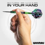 Darts szett steel Winmau Mike Maloney SS1, 22g 90% wolfram