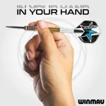 Darts szett steel Winmau Ryan Branley 23g, 90% wolfram