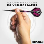 Darts szett steel Winmau Team 360 Rebecca Allen 24g, 90% wolfram