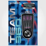 Darts szett steel Winmau Team 360 Rebecca Allen 24g, 90% wolfram