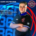 Darts szett steel Winmau Team 360 Cori Wiltshire 24g, 90% wolfram