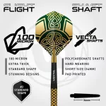 Darts szett steel Winmau Brendan Dolan SS1, 23g 90% wolfram