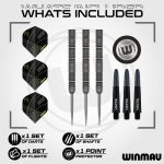 Dart szett steel Winmau MvG Signature Edition 24g, 90% wolfram