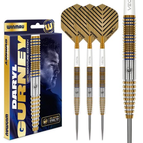 Dart szett steel Winmau Daryl Gurney Signature Edition 23g, 95% wolfram