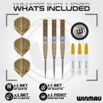 Dart szett steel Winmau Daryl Gurney Signature Edition 23g, 95% wolfram