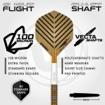 Dart szett steel Winmau Daryl Gurney Signature Edition 23g, 95% wolfram