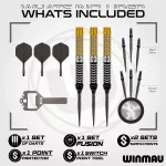 Dart szett steel Winmau SP Exion Parallel 24g, 90% wolfram