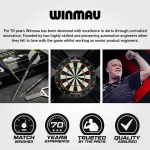 Darts szett steel Winmau SP MvG Signature Edition, 90% wolfrám