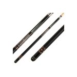 Pool dákó kétrészes, Foil MS-2 fekete