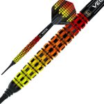 Dart szett soft Winmau Firestorm Flame Tapered 20g, 90% wolfram