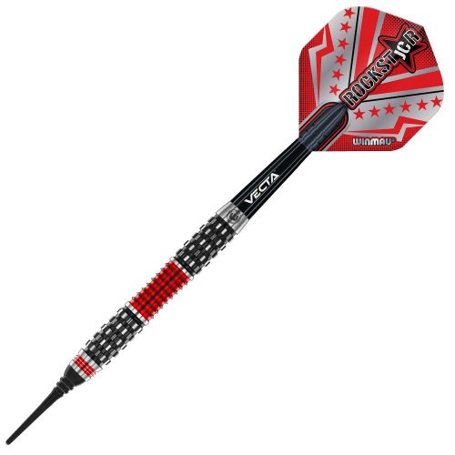 Dart szett soft Winmau Joe Cullen Rockstar RS 1.0, 20g, 90% wolfram