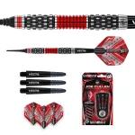 Dart szett soft Winmau Joe Cullen Rockstar RS 1.0, 20g, 90% wolfram