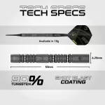 Dart szett soft Winmau MvG Signature Edition 20g, 90% wolfram