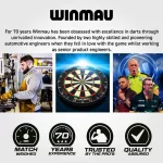 Dart szett soft Winmau MvG Signature Edition 20g, 90% wolfram