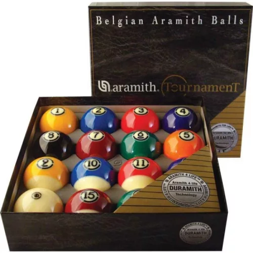 Golyókészlet Tournament "Duramith" Pro 57,2mm Aramith
