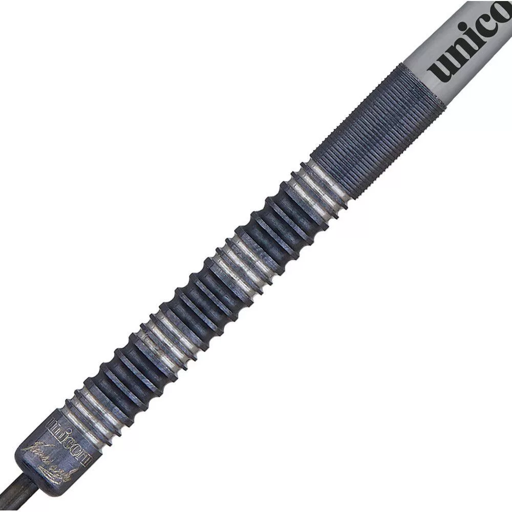 Unicorn Stalen tip dartset | James 'The Machine' Wade Premier | 90% natuurlijke wolfraam vaten | 20 g