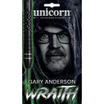 Dart szett Unicorn steel, Gary Anderson Wraith, 24g, 90% wolfram