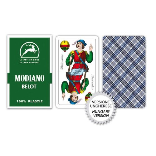 Magyar kártya Modiano, 33 lapos 100% plasztik