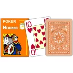 Póker kártya Modiano Cristallo, narancs 100% plasztik