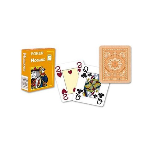 Póker kártya Modiano Cristallo, narancs 100% plasztik