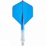 Darts toll és szár egyben Unicorn Forge, kék-átlátszó, Plus toll és hosszú szár
