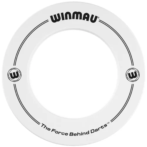 Darts falvédő Winmau The Force Behind Darts, fehér (készlet erejéig)