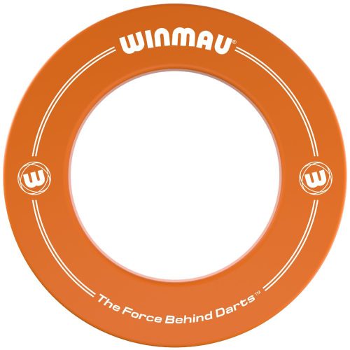 Winmau falvédő gumi karika dart tábla köré, narancssárga, feliratos, logos (készlet erejéig)