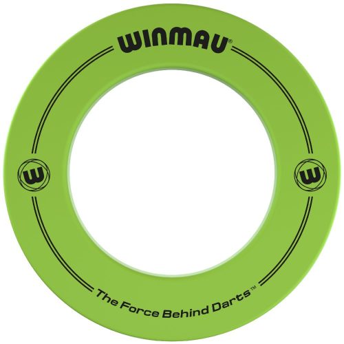 Winmau falvédő gumi karika dart tábla köré, zöld, feliratos, logós